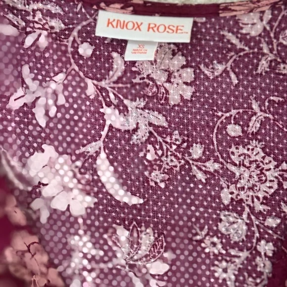 Knox Rose Boho Dress Long Sleeves With Pockets Size XS - Picture 13 of 16